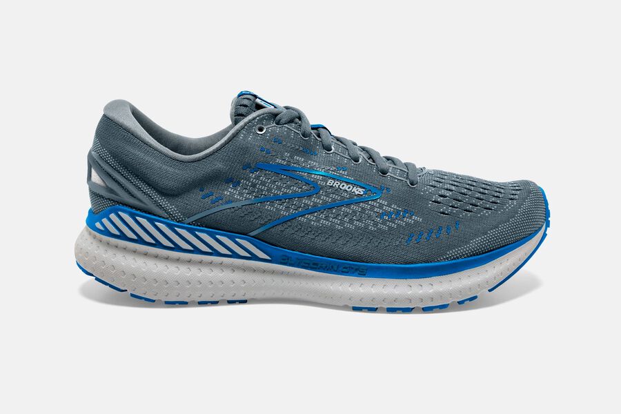 Brooks Glycerin Gts 19 Road Loopschoenen Heren - Grijs/Blauw - 286471HKA